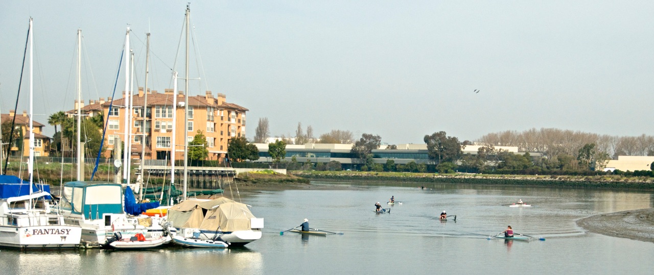 View from BIAC boathouse in Redwood City